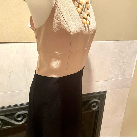 Ann Taylor Women’s Two Tone Sleeveless Dress SZ 8 - Picture 5 of 9